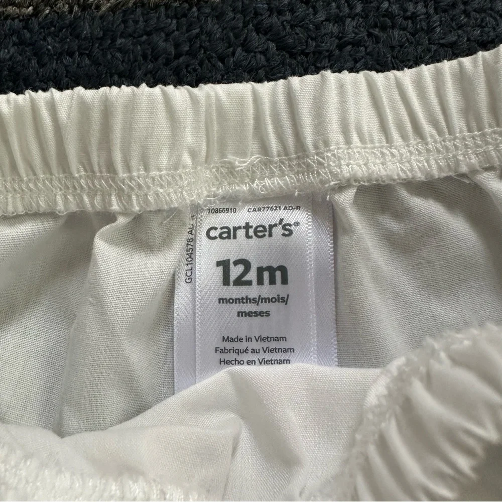 Carter’s Baby Girl Striped Poplin Dress Size‎ 12 Months